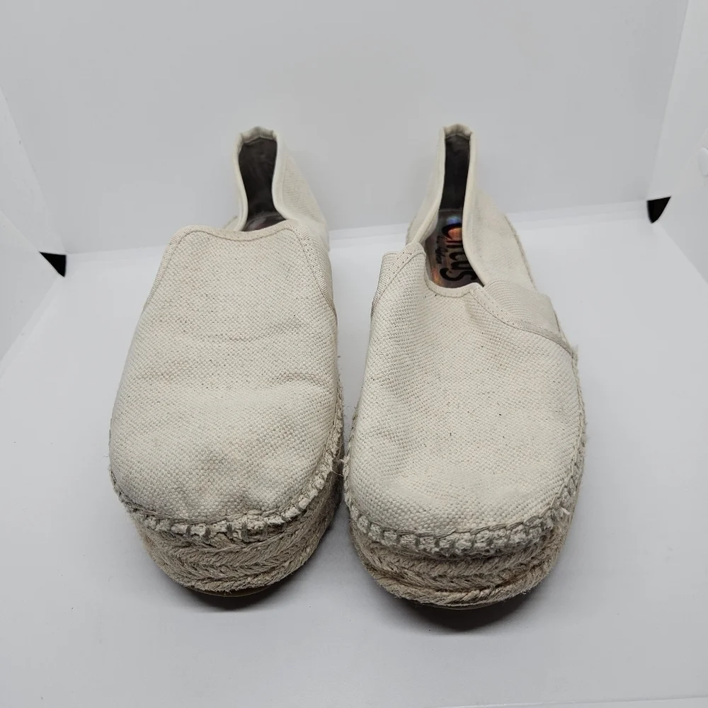 Circus by Sam Edelman Christina Platform Espadrilles beige size 9M